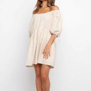 NEW PETAL & PUP MOCKRIDGE DRESS - BEIGE